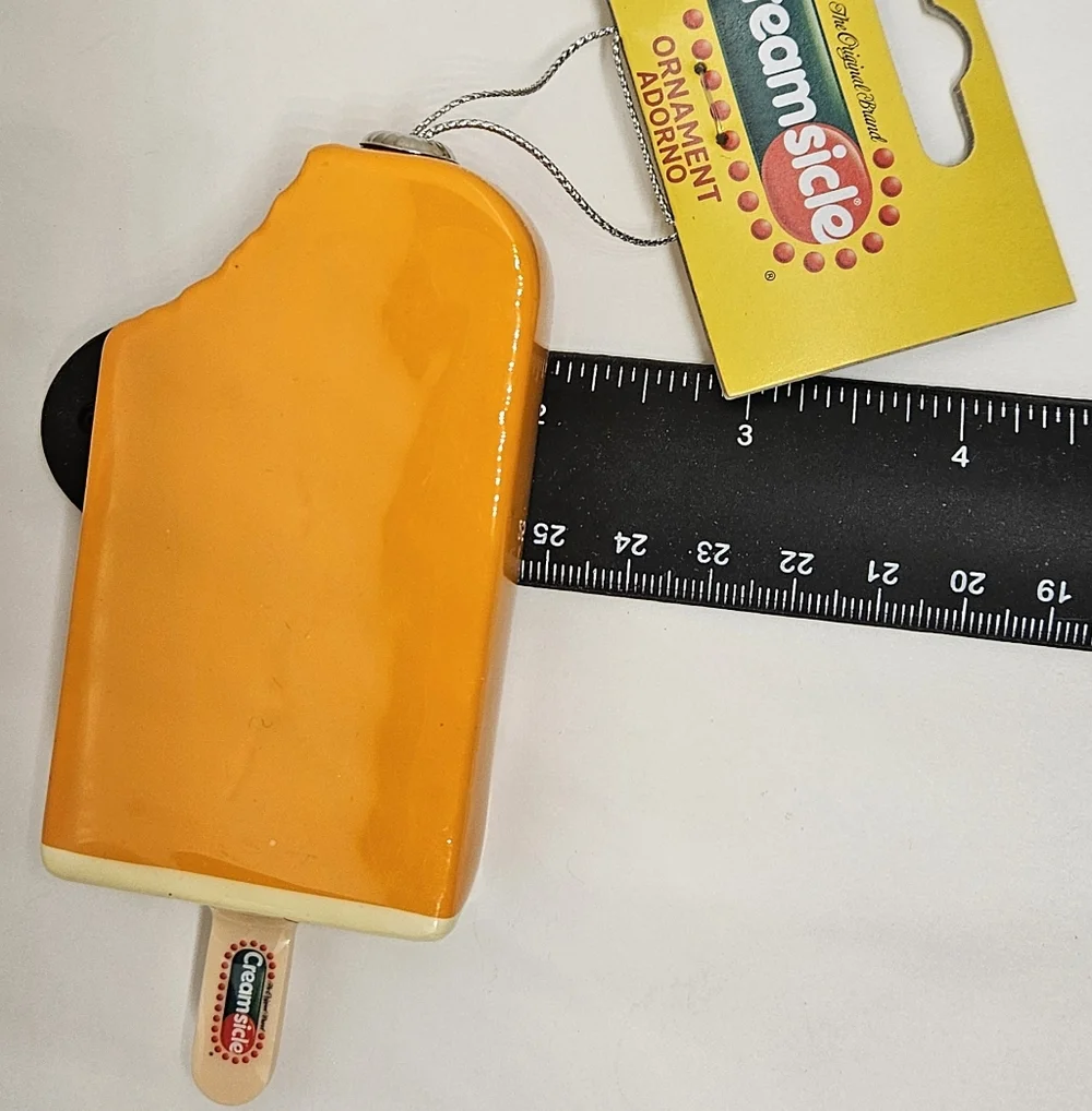 Ruz Creamsicle Popsicle Bar Christmas Tree Ornament